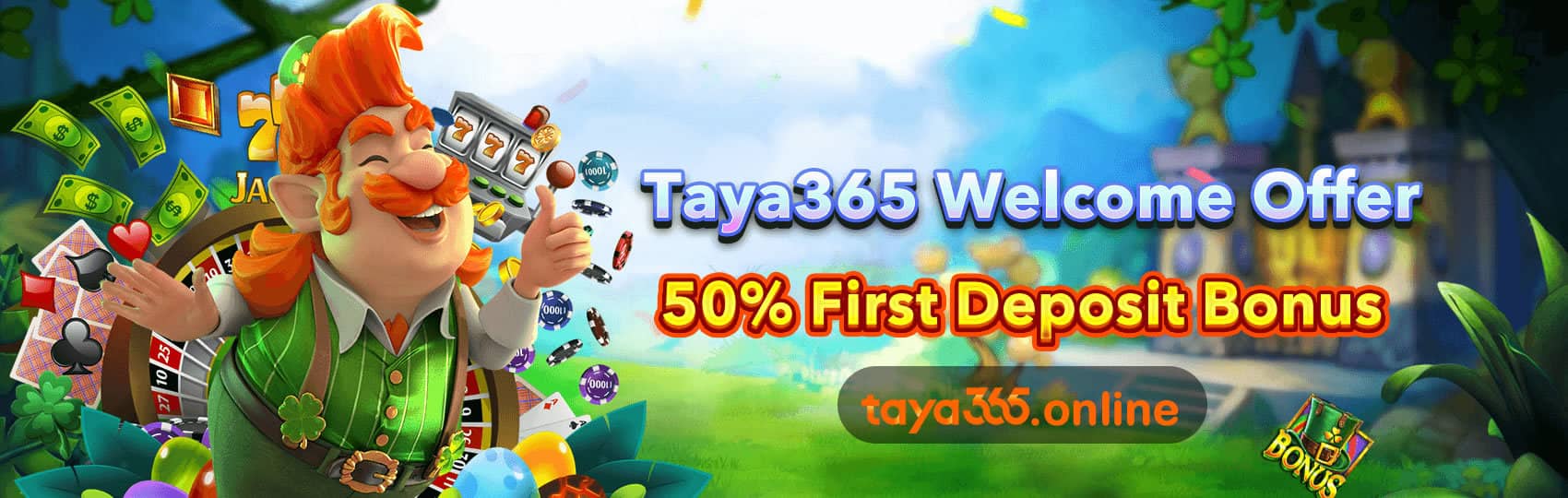 taya365 100% deposit bonus